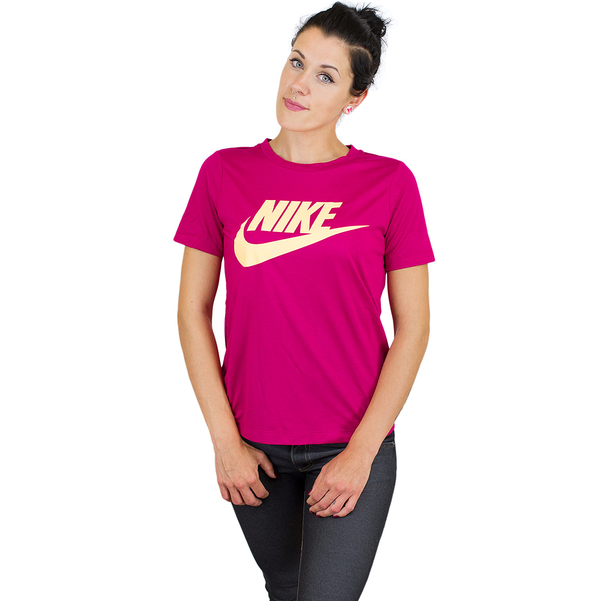 Nike Damen TShirt Essential fuchsia hier bestellen!