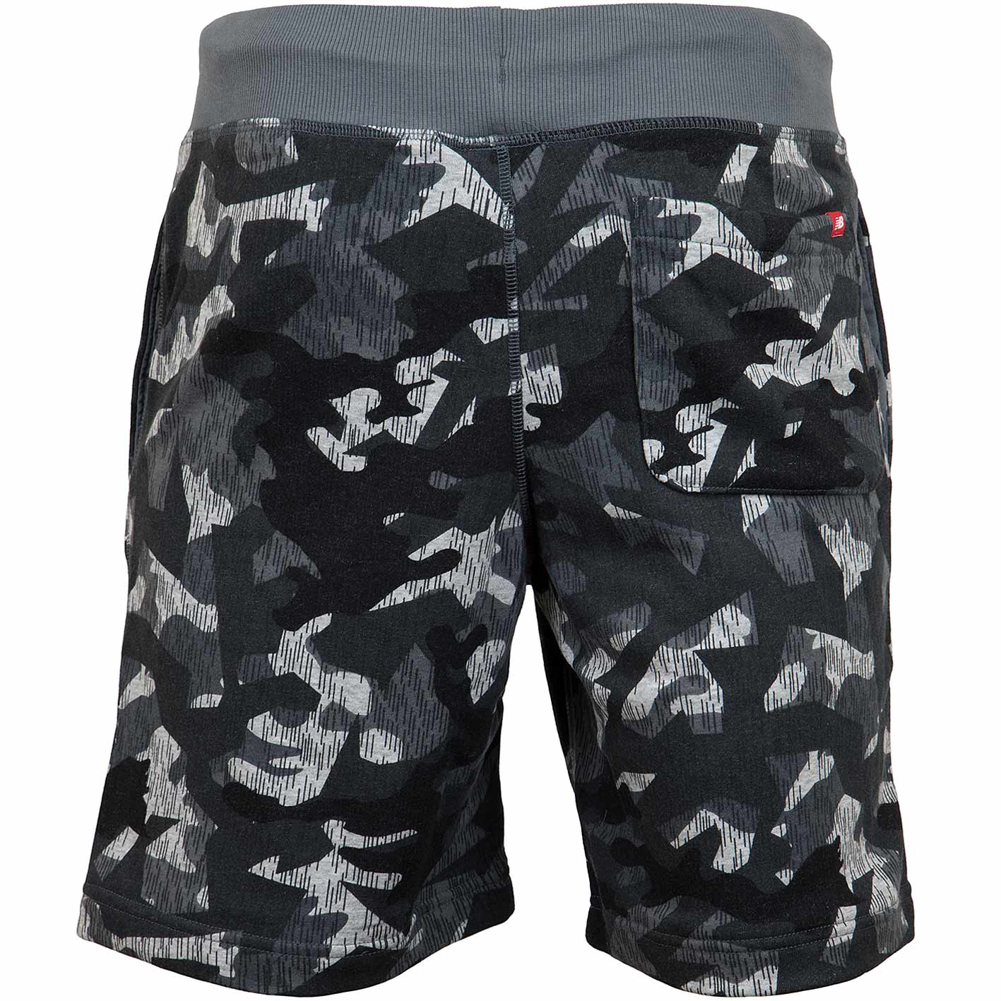 New Balance Short Printed Essentials Stacked Logo camouflage hier