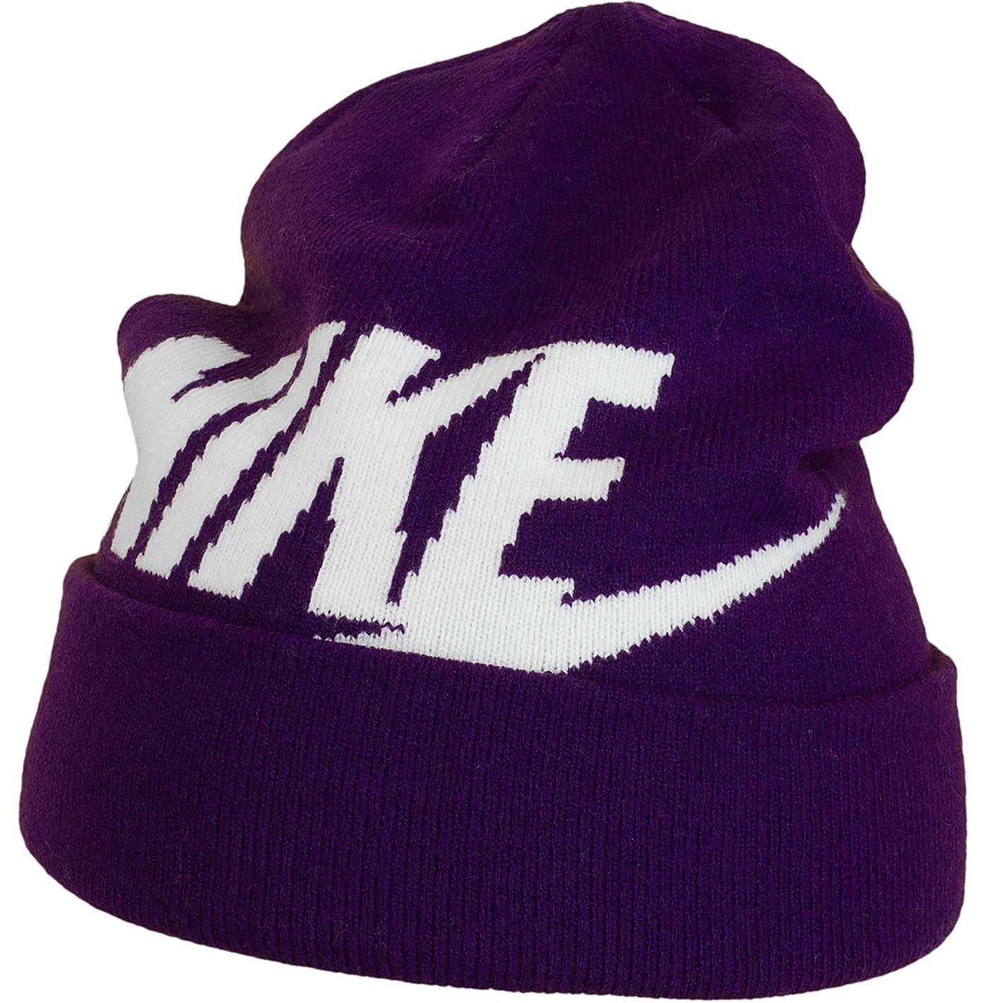 Nike Beanie Cuffed Pom lila/weiß hier bestellen!