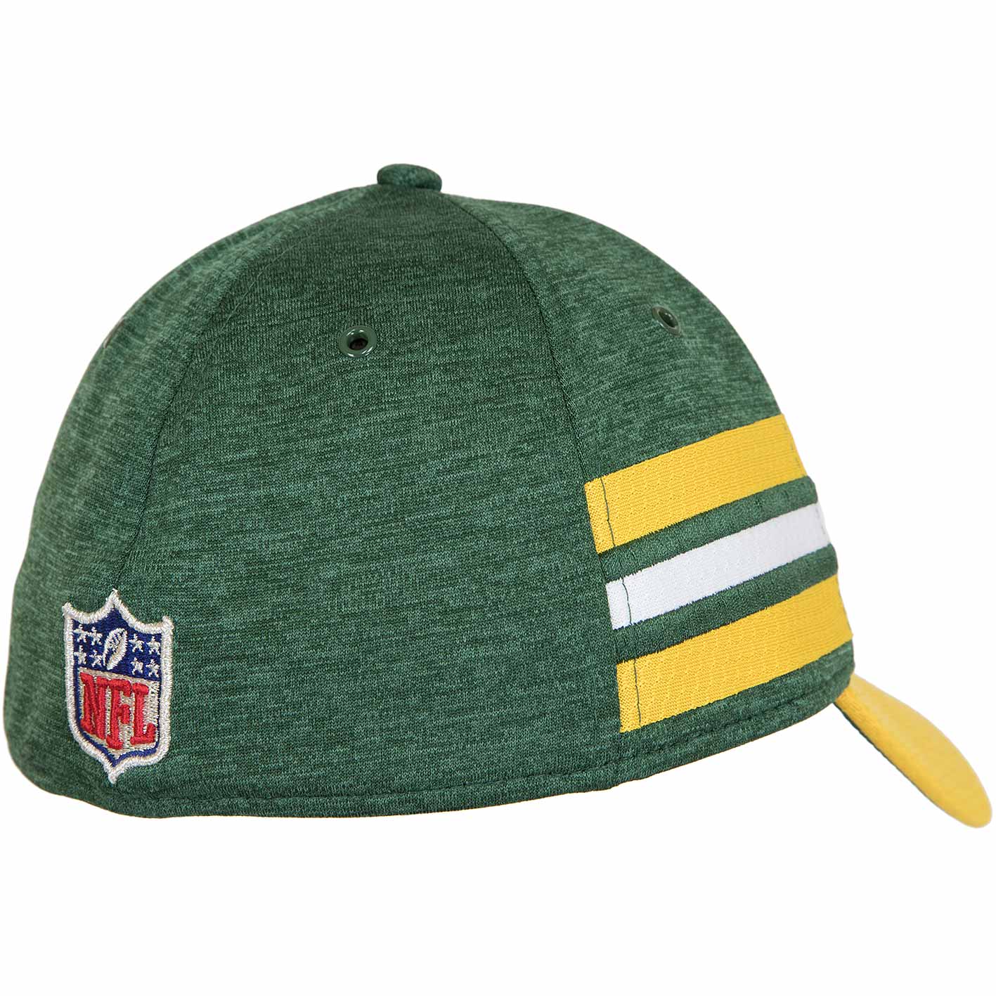 New Era 39Thirty Flexfit Cap OnField Home Greenbay Packers grün/gelb ...