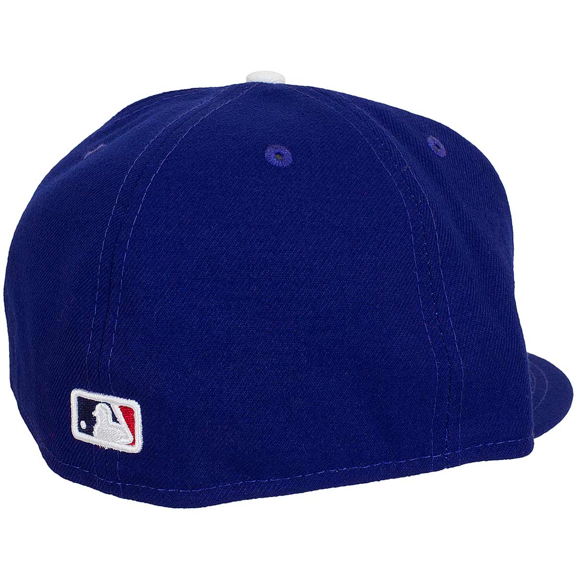 ☆ New Era 59Fifty Fitted Cap Authentic Performance Game L.A.Dodgers Game blau/weiß