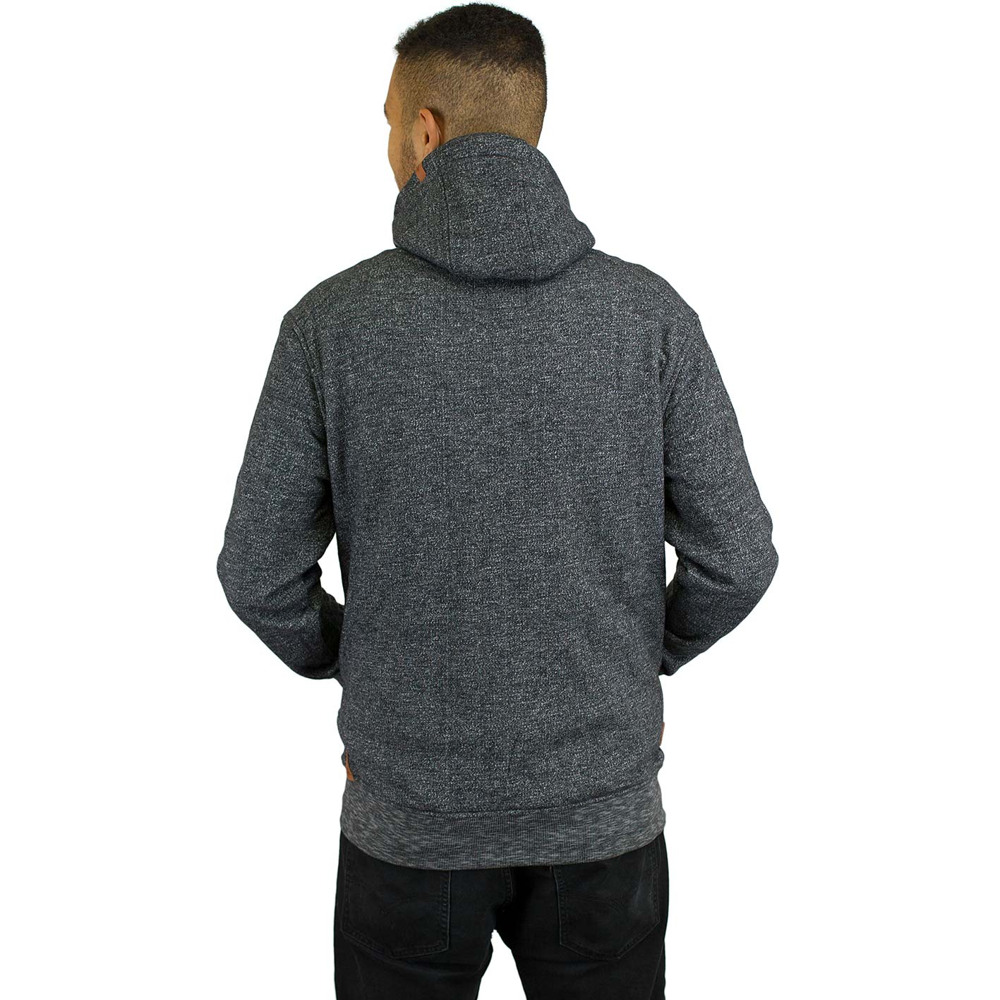 Alife And Kickin TrasherAK A Zip Hoodie – Kapuzenjacke Mit Reißverschluss, Schwarz, Größe S