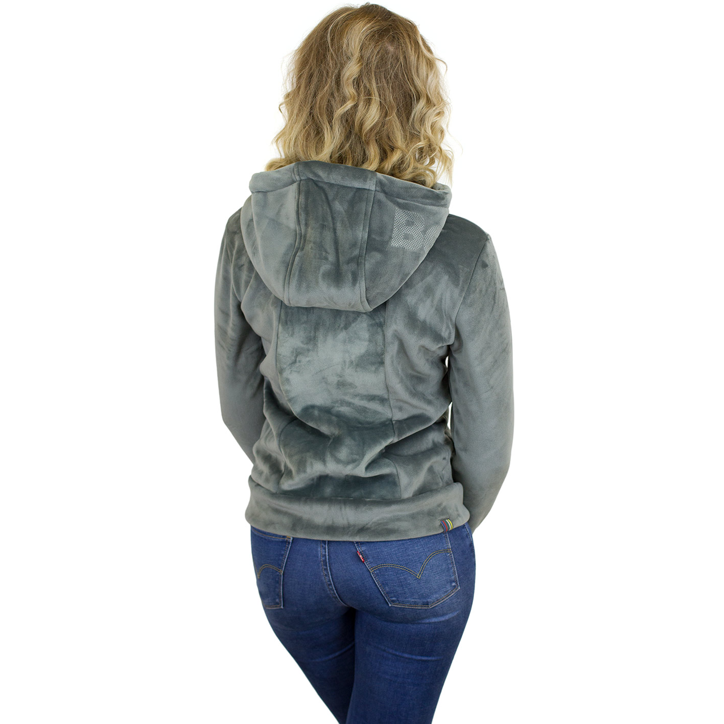 Bench Damen ZipHoody Heritage Fleece Zip grau hier bestellen!