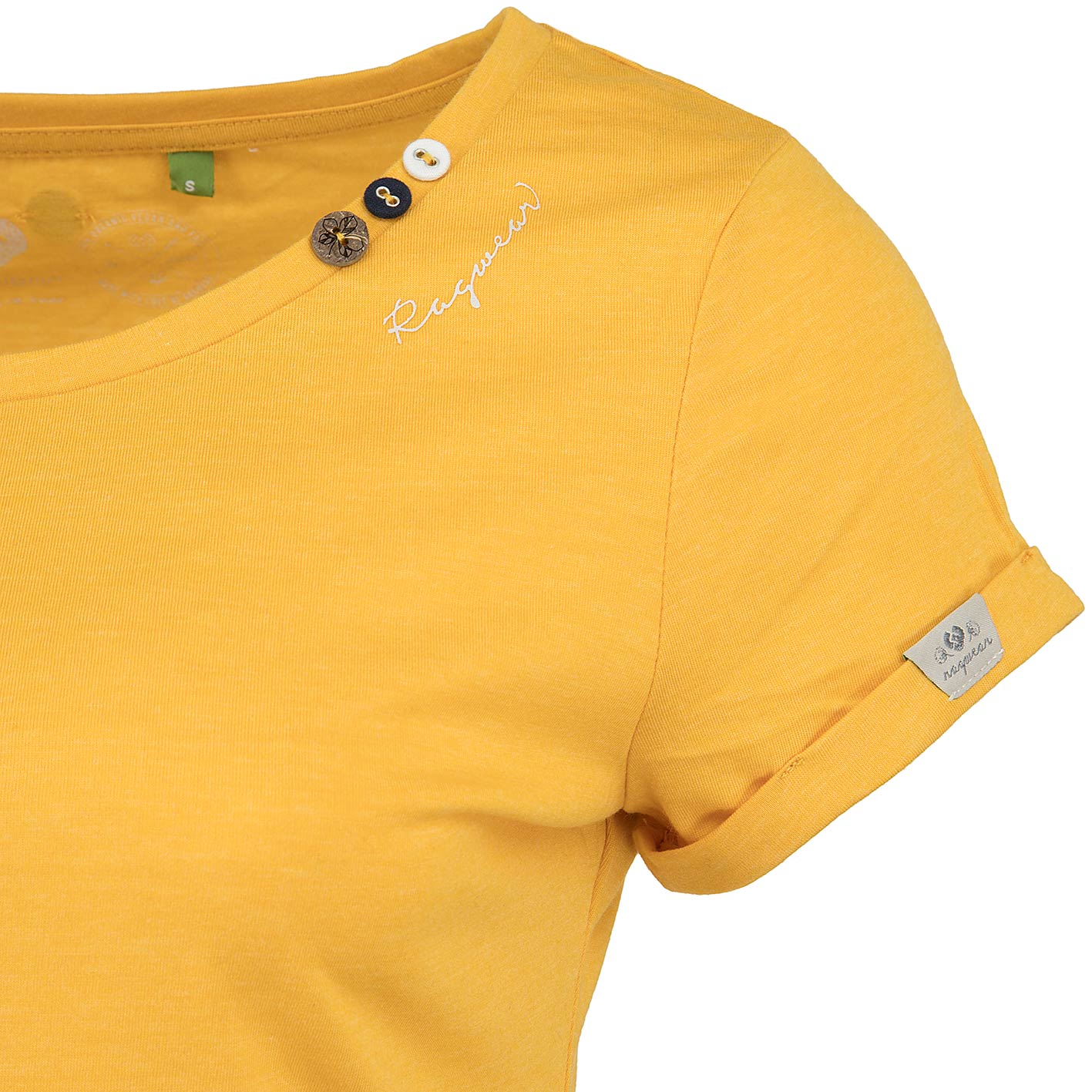 ☆ Ragwear Damen T-Shirt Florah Organic gelb - hier bestellen!