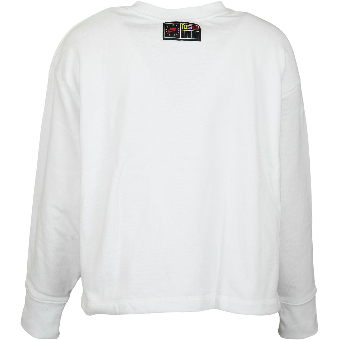 Nike Damen Sweatshirt Boyfriend French Terry weiÃ/schwarz - hier bestellen!
