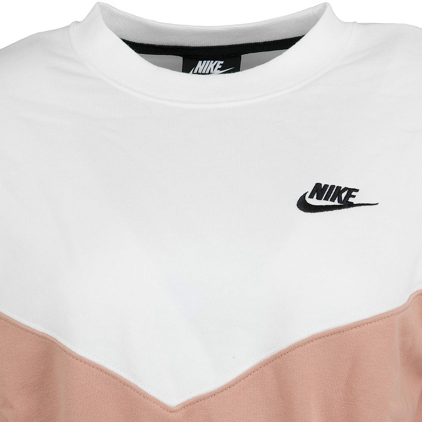 nike heritage sweatshirt pink
