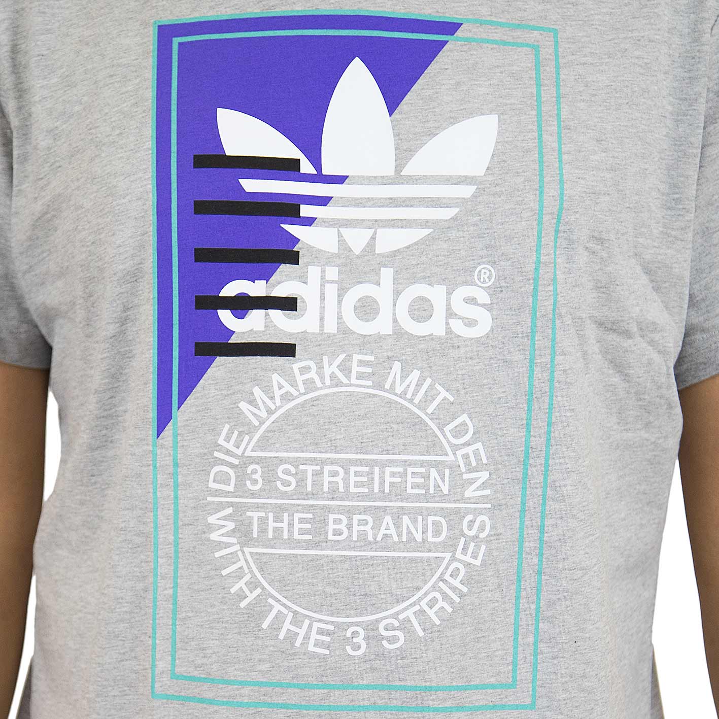 Adidas Originals TShirt Tongue Label 2 grau hier bestellen!
