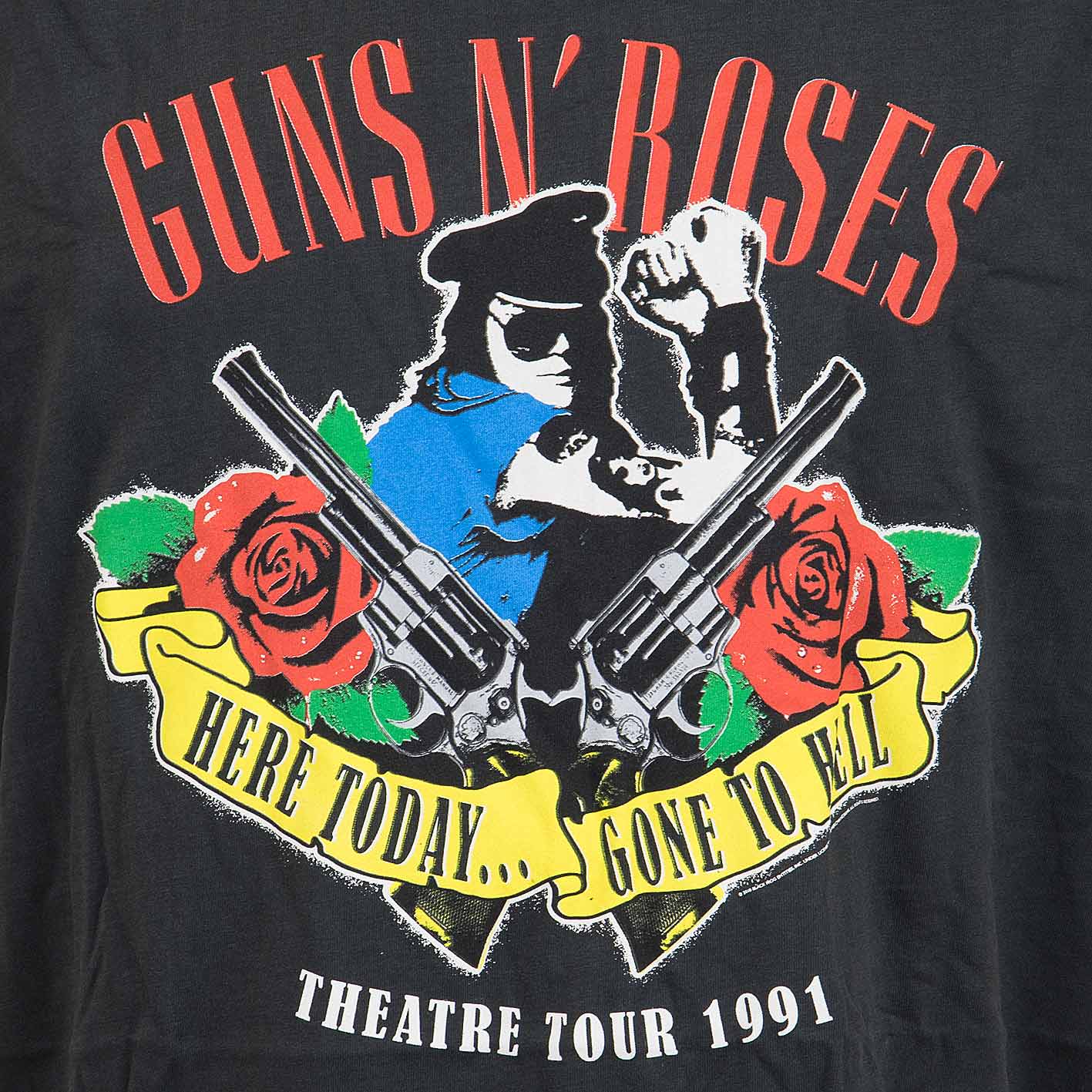 ☆ Amplified T-Shirt Guns`n Roses gone to Hell dunkelgrau - hier