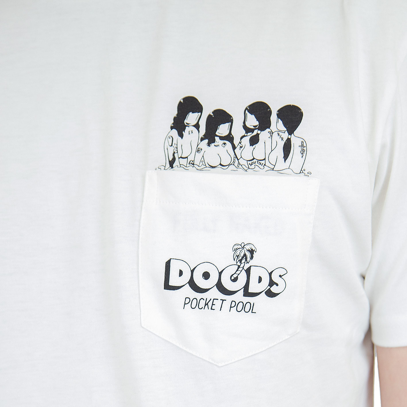 The Dudes TShirt Pocket Pool weiß hier bestellen!