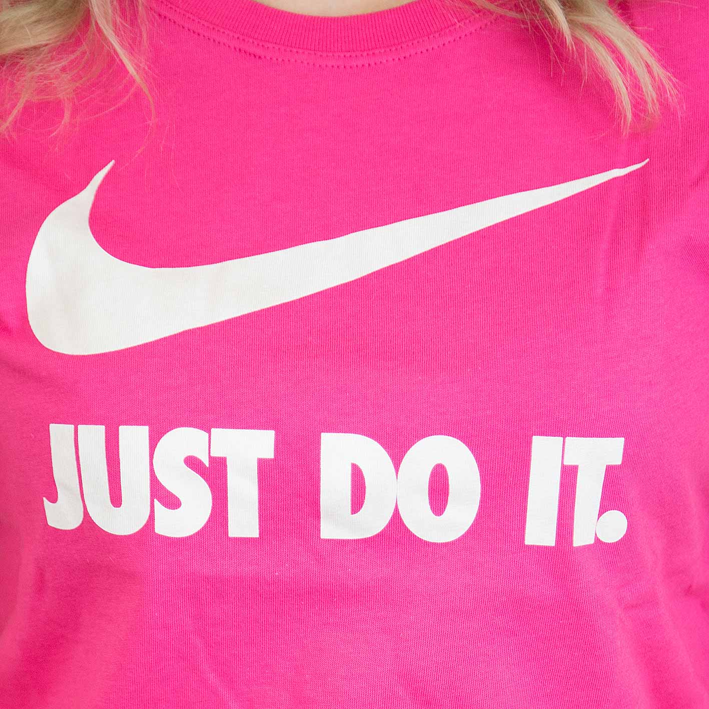 Nike Damen TShirt Just Do It Swoosh pink/weiß hier bestellen!
