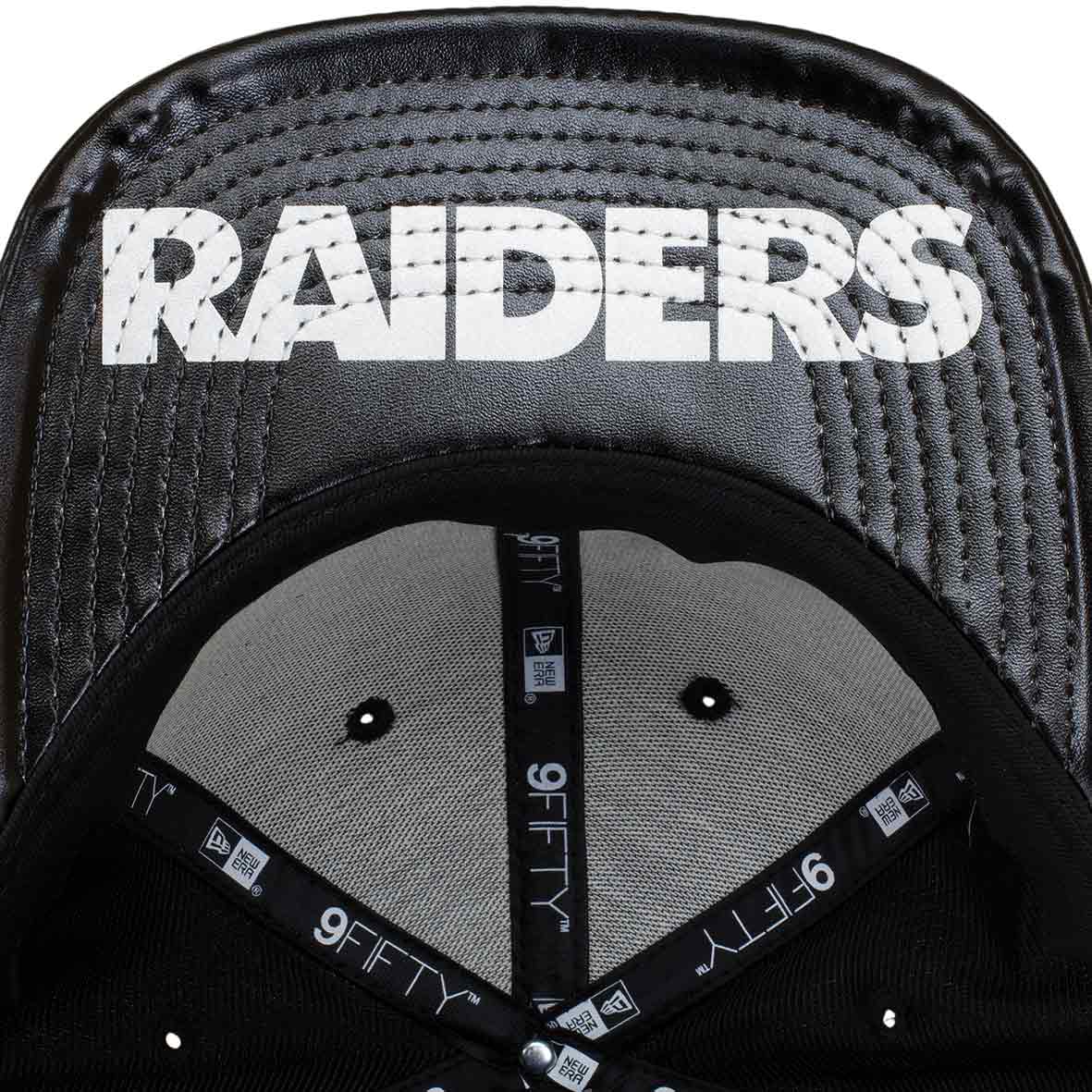 New Era 9Fifty Snapback Cap – Outline Oakland Raiders, Verstellbar, 100% Polyester