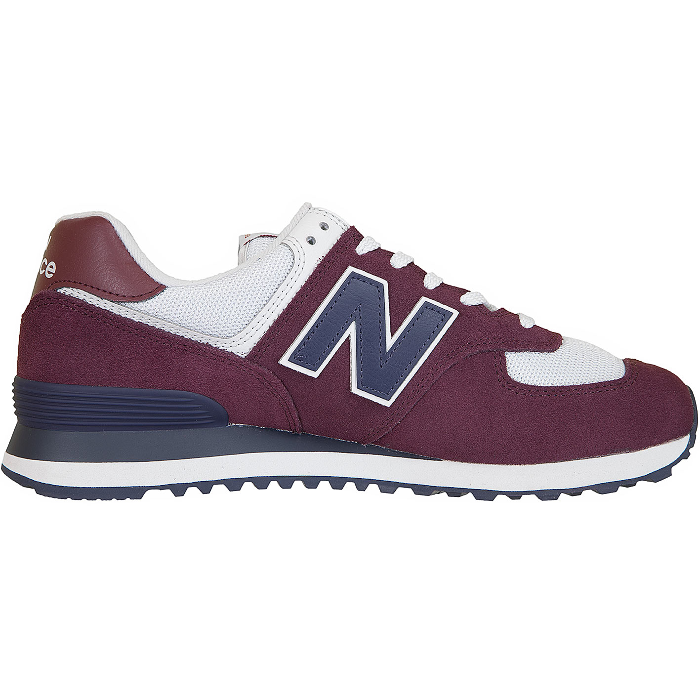 ☆ New Balance Sneaker 574 Wildleder/Mesh weinrot - hier bestellen! 