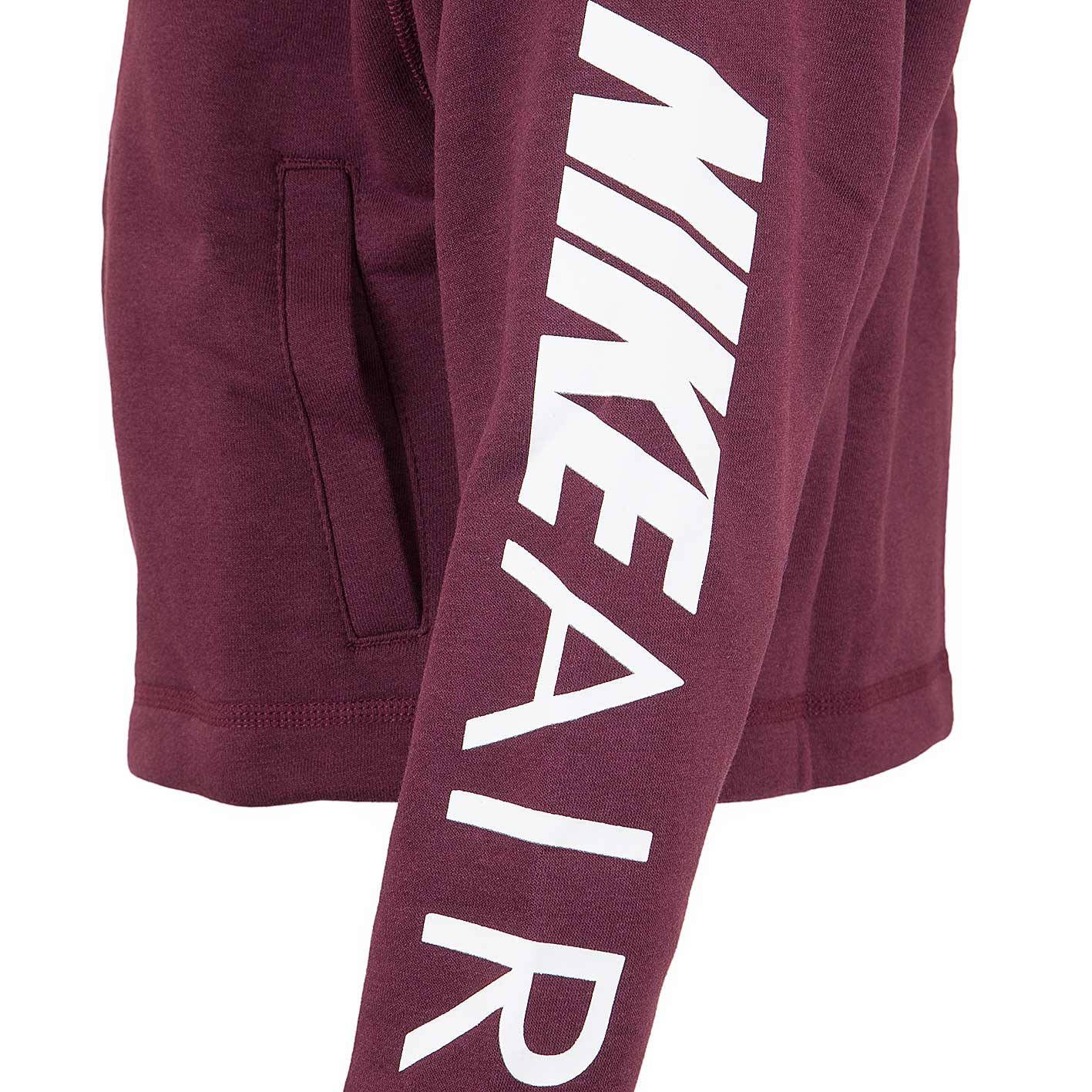 nike air maroon hoodie