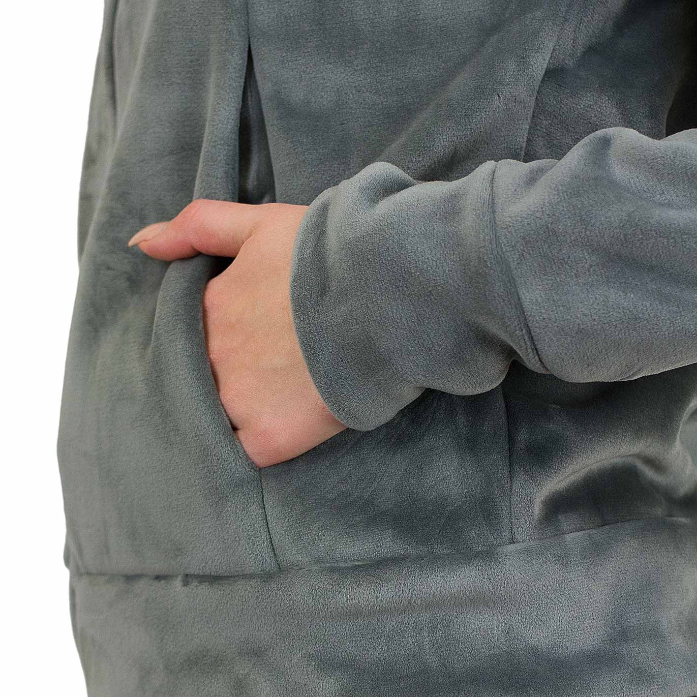 Bench Damen ZipHoody Heritage Fleece Zip grau hier bestellen!