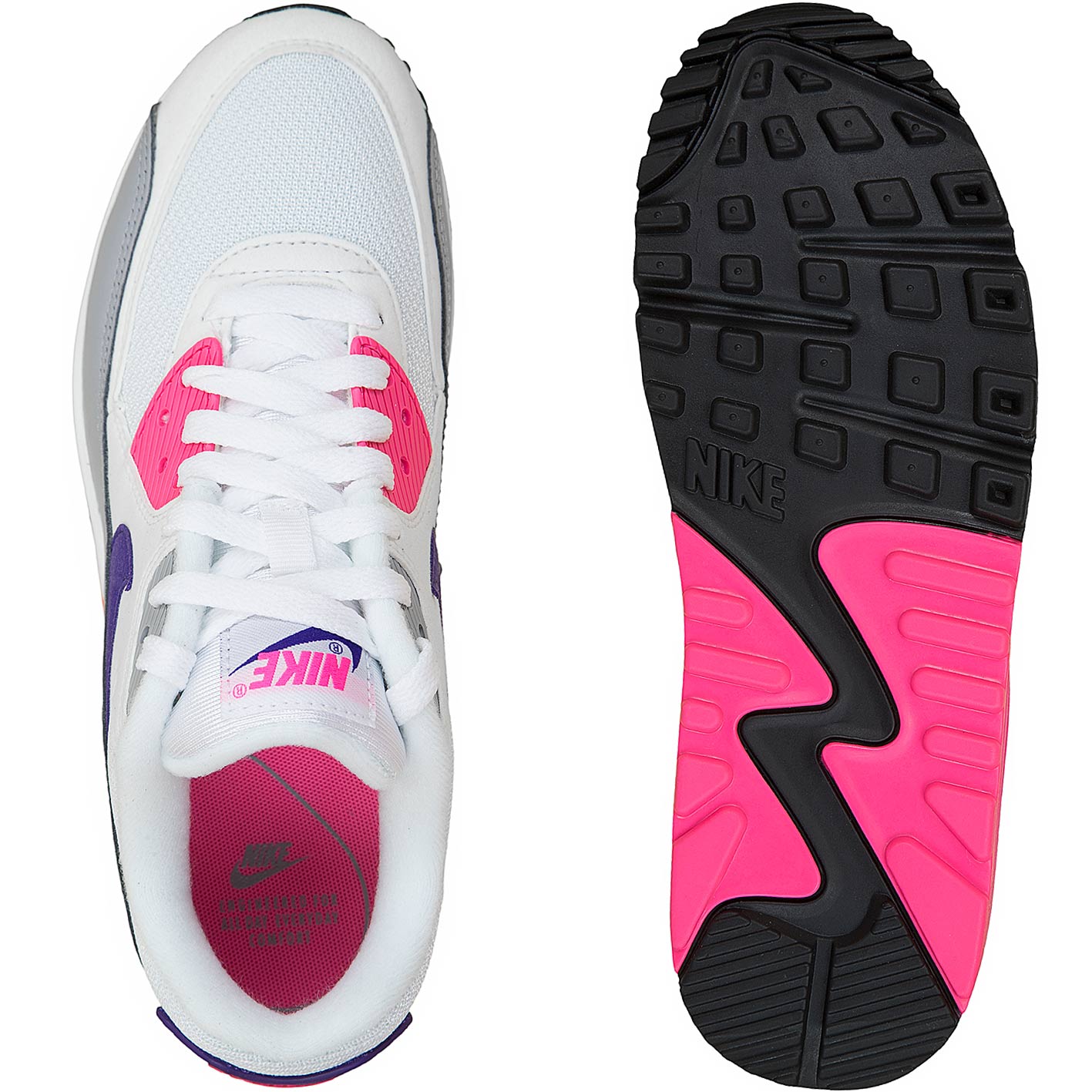 ☆ Nike Sneaker Air Max 90 weiß/pink - hier bestellen!