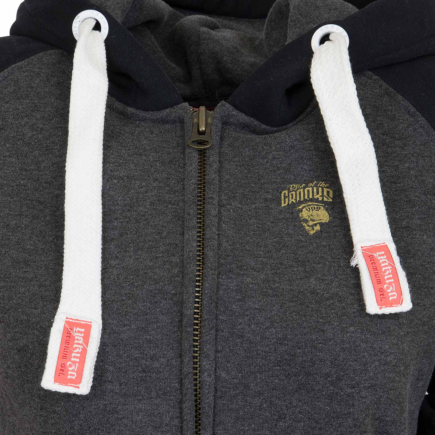 Yakuza Premium YPHZ-2528 Hoodie Mit Zwei Seitlichen Totenköpfen