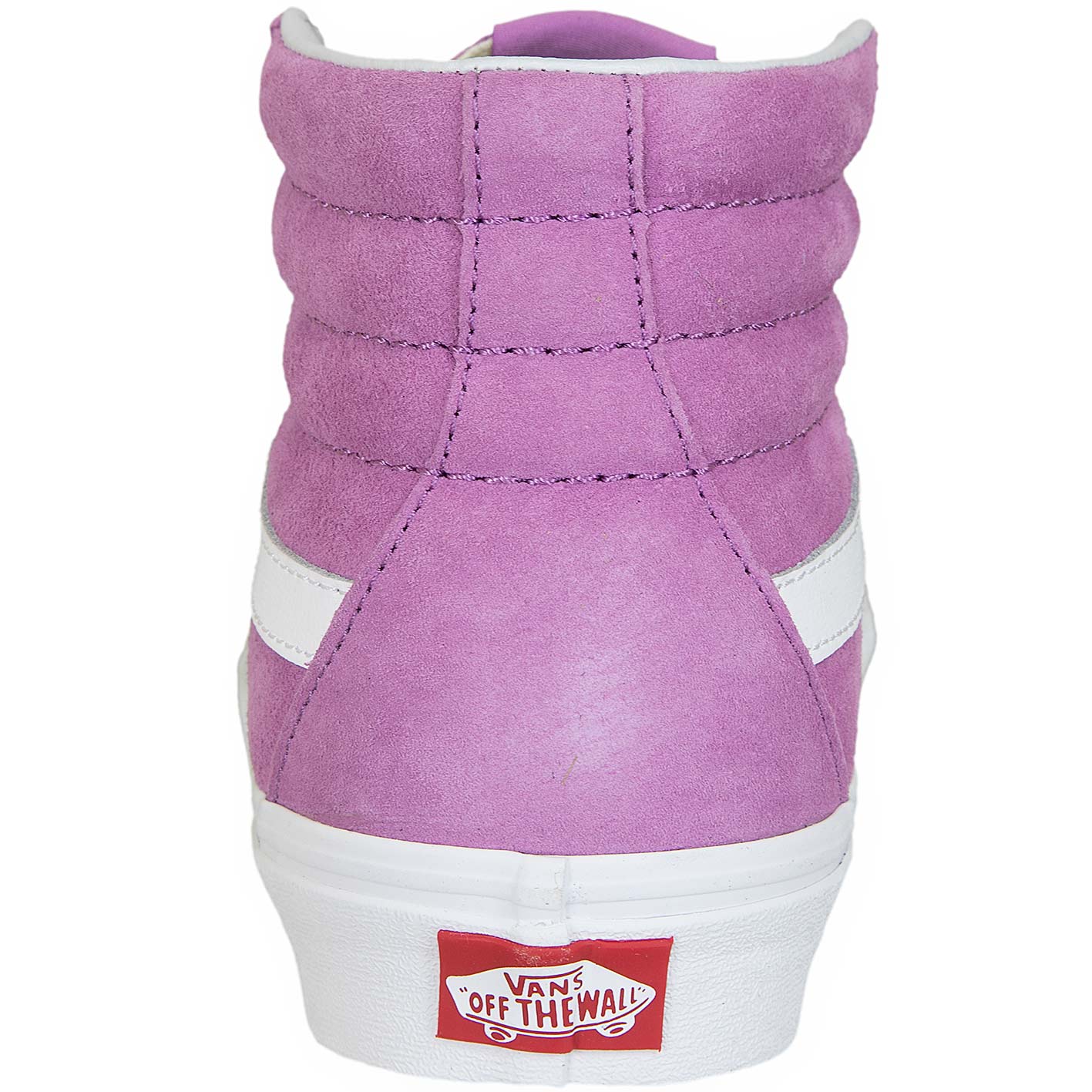 pink and white high top vans